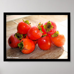 Póster Fruta de caqui