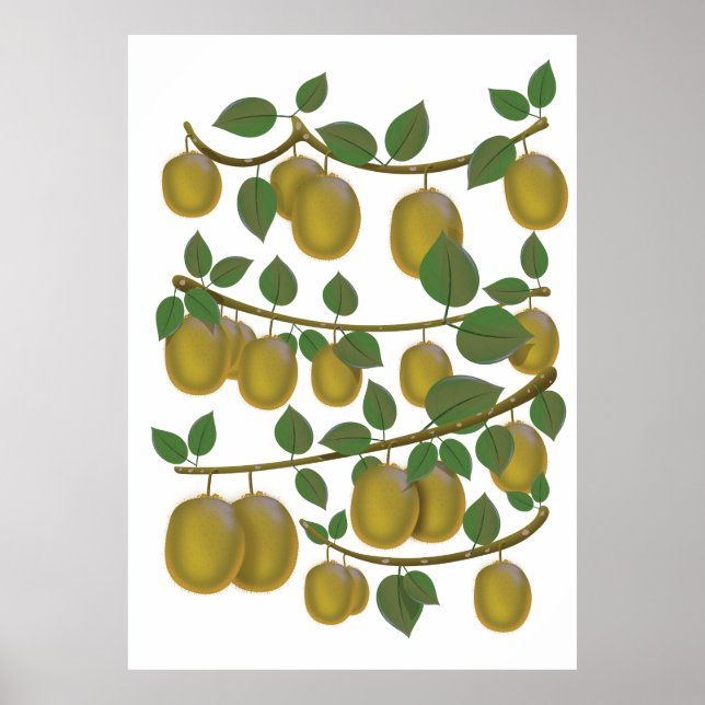 Póster Fruta de Kiwi (Frente)