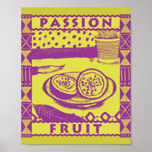 Póster Fruta de la pasión