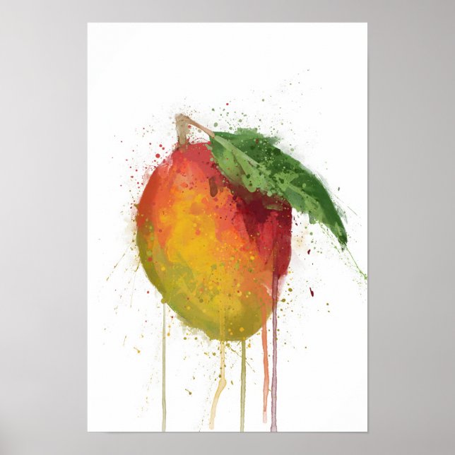 Póster Fruta de Mango (Frente)