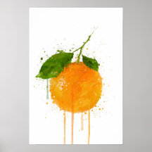 Fruta de naranja entera