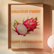 Fruta del dragón | Fruit Du Dragon Poster francés 