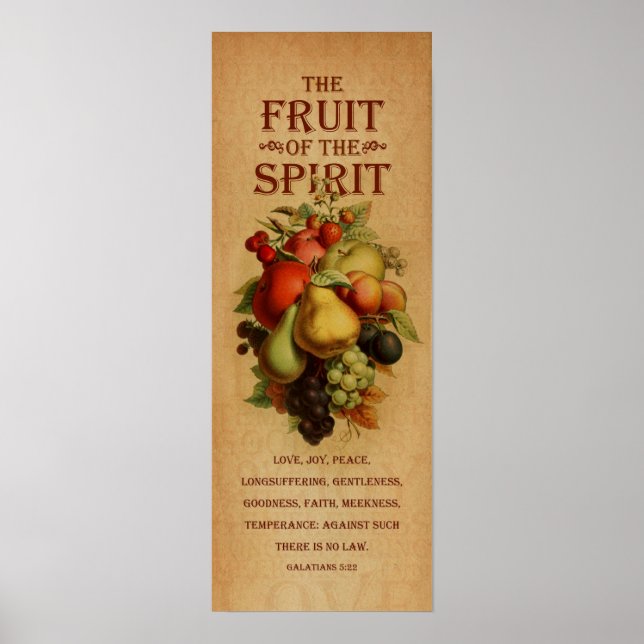 Póster Fruta del espíritu (Frente)