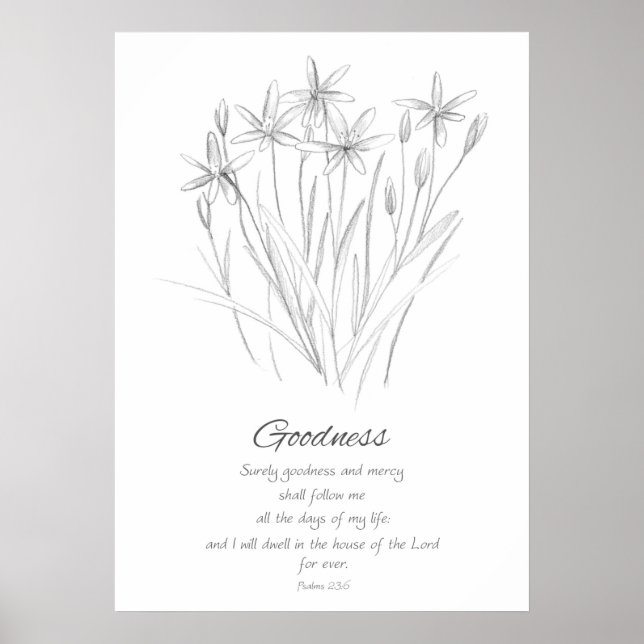 Póster Fruta del Espíritu Galatianos 5:22 Escritura (Frente)