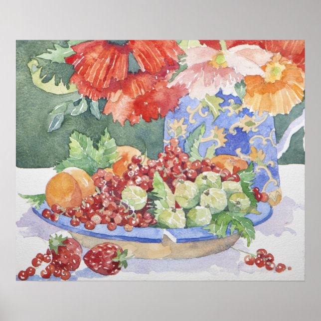Póster Fruta en un plato 2014 (Frente)