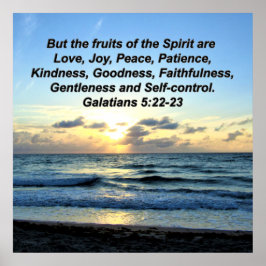 PÓSTER FRUTA FUERTE DE GALATIANOS DEL DISEÑO ESPÍRITU