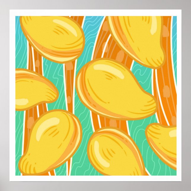 Póster Fruta Mango (Frente)