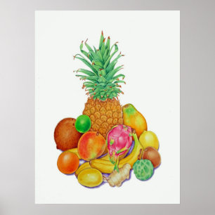 Póster Fruta tropical