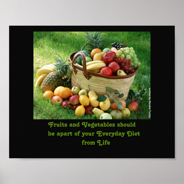 Póster Frutas (Frente)