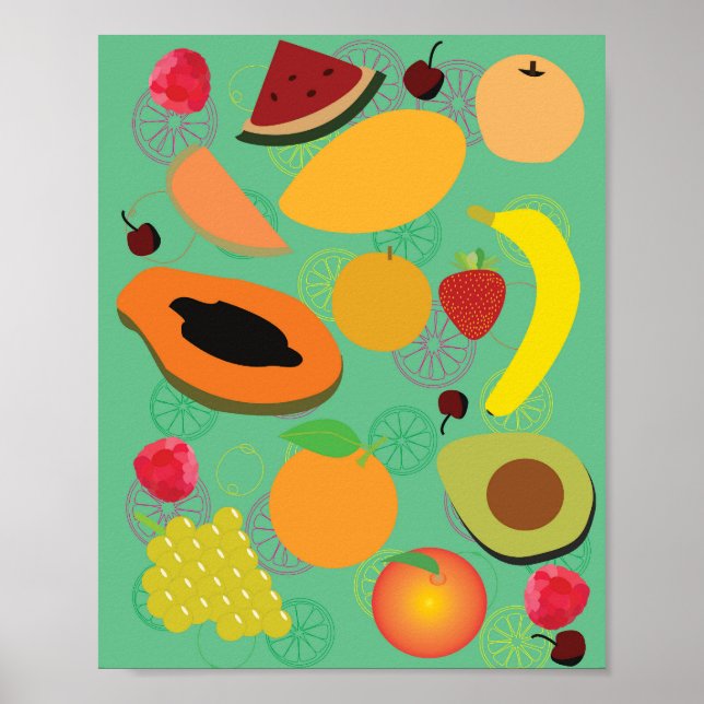 Póster Frutas (Frente)