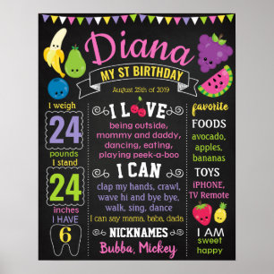 Póster Frutas de dos toneladas Frutti Tutti-frutti
