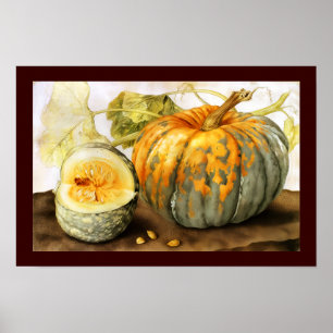 PÓSTER FRUTAS DE LA TEMPORADA / CALABAZAS