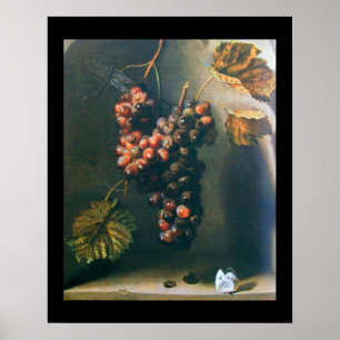 Póster FRUTAS DE LA TEMPORADA -PROSPERIDAD amarillo marró