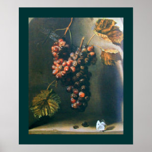 Póster FRUTAS DE LA TEMPORADA -PROSPERIDAD amarillo marró