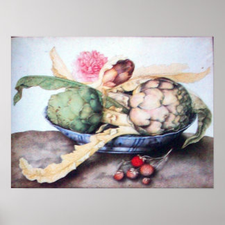 PÓSTER FRUTAS DE TEMPORADA 4- ARTÍCULOS, ROSA Y FRESAS