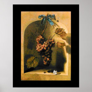 Póster FRUTAS DE TEMPORADA -PROSPERIDAD amarillo marrón n