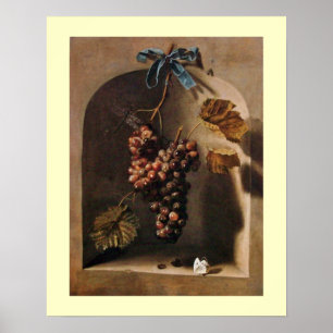 Póster FRUTAS DE TEMPORADA -PROSPERIDAD crema marrón amar