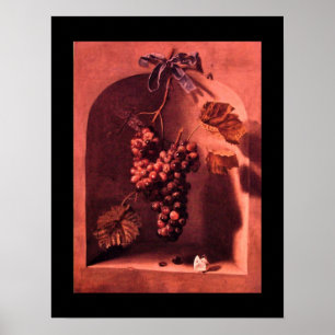 Póster FRUTAS DE TEMPORADA -PROSPERIDAD púrpura rosado