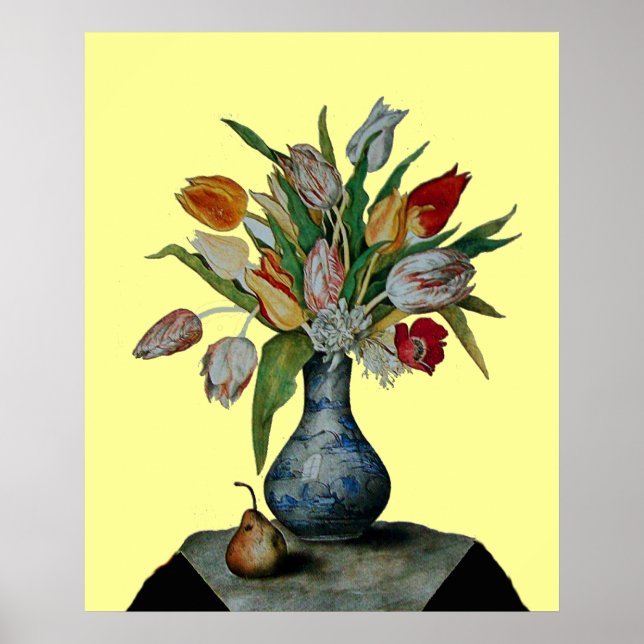 PÓSTER FRUTAS DE TEMPORADA - TULIPS (Frente)