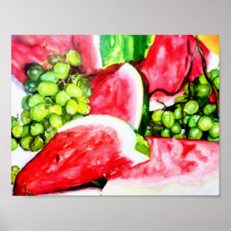 Póster Frutas de verano