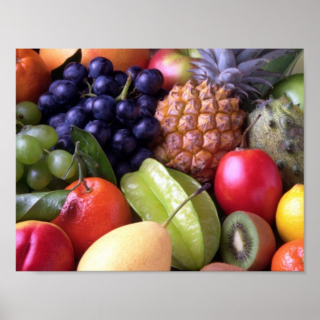 Póster Frutas Tropicales (Frente)