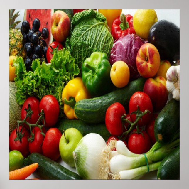 PÓSTER FRUTAS Y VERDURAS (Frente)