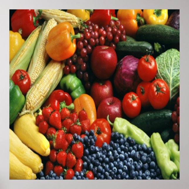 PÓSTER FRUTAS Y VERDURAS (Frente)