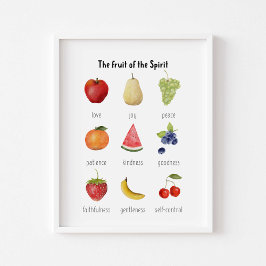 Póster Fruto acuático del poster espiritual
