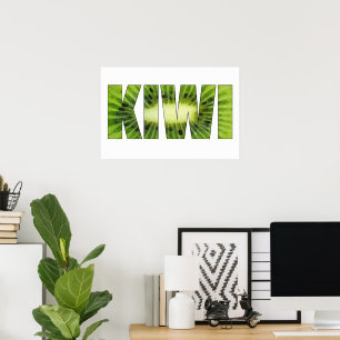 Póster Fruto de Kiwi