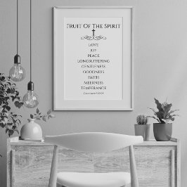 Póster Fruto Simple del Espíritu Gálatas 5
