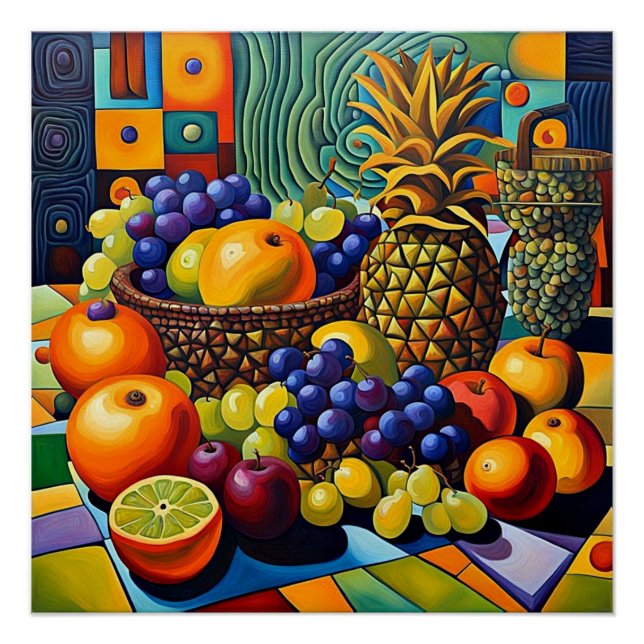 Póster Fruto surrealista 9 (Anverso)