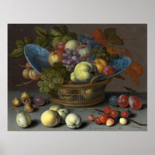 Póster Frutos - Balthasar van der Ast Bella Artes Poster