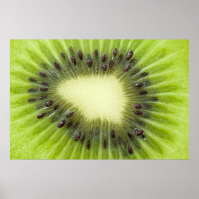 Póster Frutos de Kiwi. (Frente)