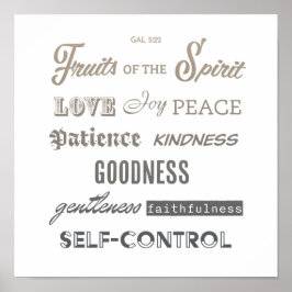 Póster Frutos de la lanza espiritual