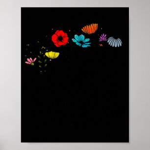 Póster Frutos De Los Gálatas Srit 5_22 Flores Coloridas