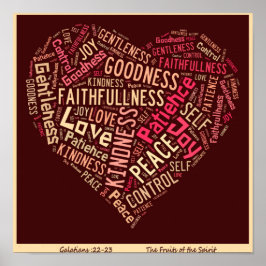 Póster Frutos del Poster espiritual