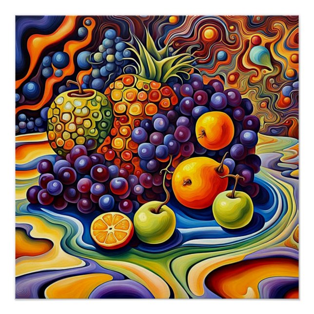 Póster Frutos surrealistas 10 (Anverso)