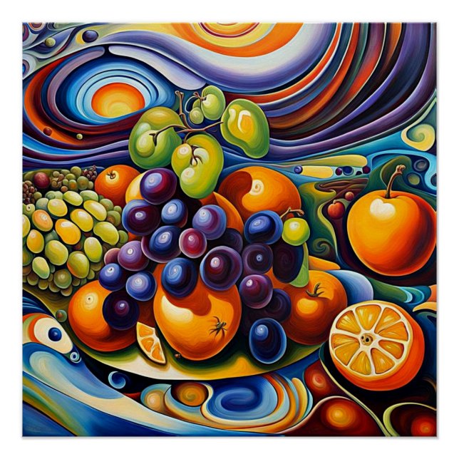 Póster Frutos surrealistas 37 (Anverso)