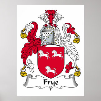 Póster Frye Family Crest