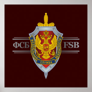 Póster FSB ruso