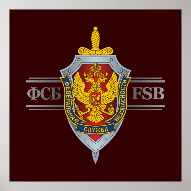 Póster FSB ruso (Frente)