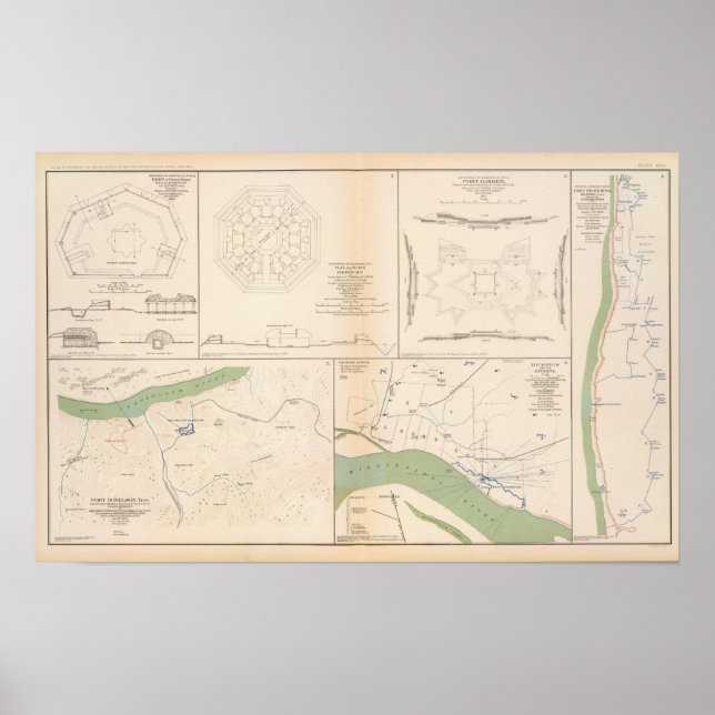 Póster Ft Donelson, Memphis, Nashville (Frente)