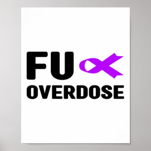 Póster Fu Sobredosis - Conciencia de Adicción2 