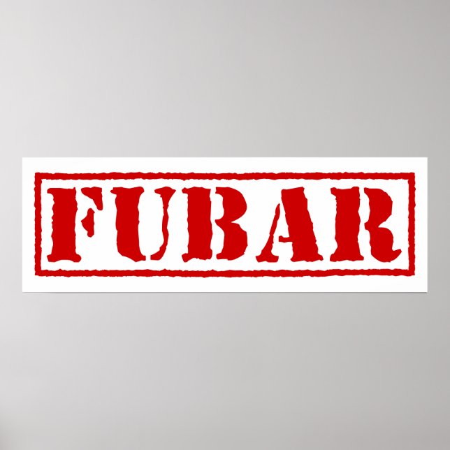PÓSTER FUBAR (Frente)