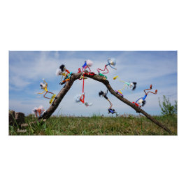 Póster Fubby's die aan het Skaten zijn.