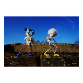 Póster Fubby's die elkaars Valentijn zijn.