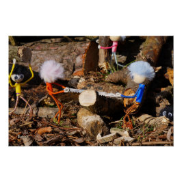 Póster Fubby's die hout zagen.