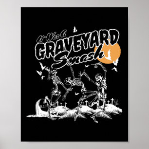 Póster Fue Un Escróon De Fantasma De Tuerca De Halloween