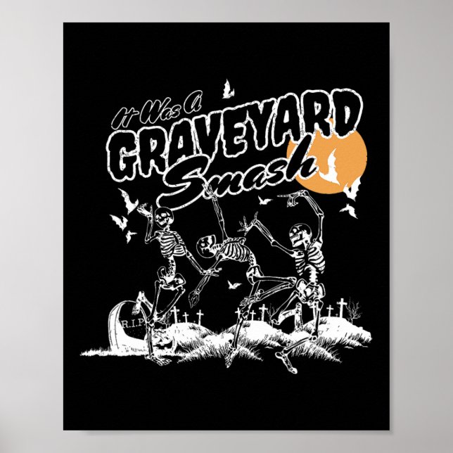 Póster Fue Un Escróon De Fantasma De Tuerca De Halloween  (Frente)