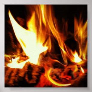 Póster Fuego